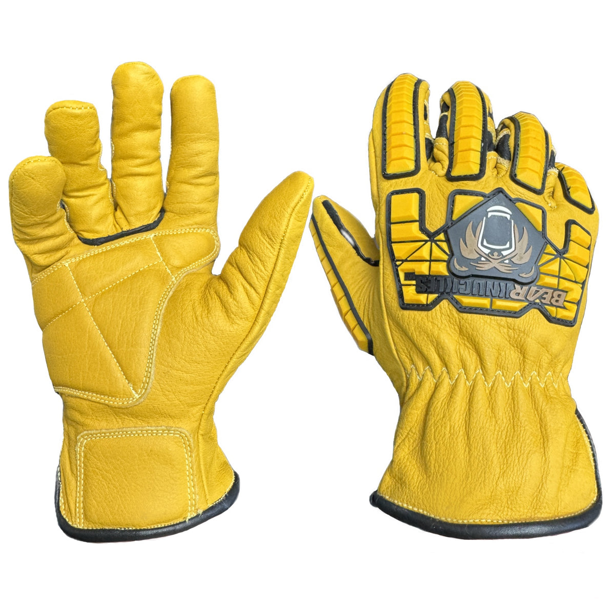 Sledge Hammer | Heavy Duty Leather Gloves | Bear Knuckles Gloves