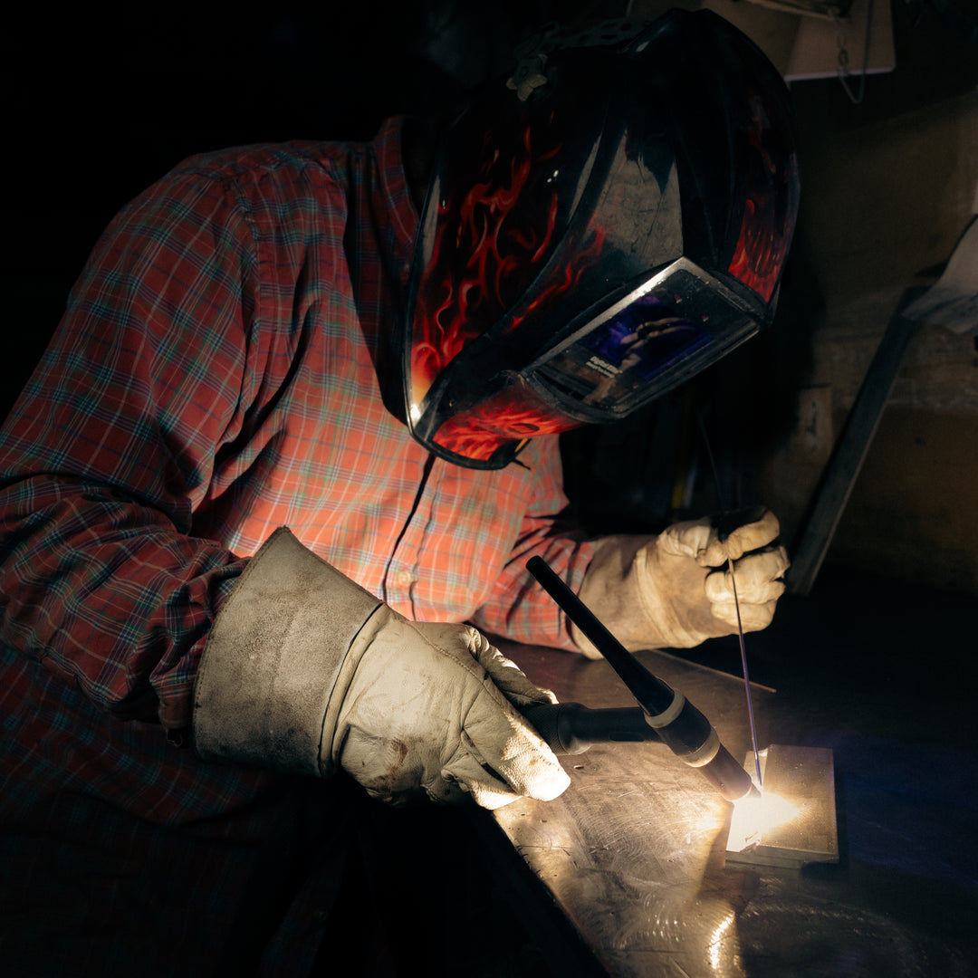 Dime Stacker | TIG Welding Leather Goat Hide Gloves | Bear