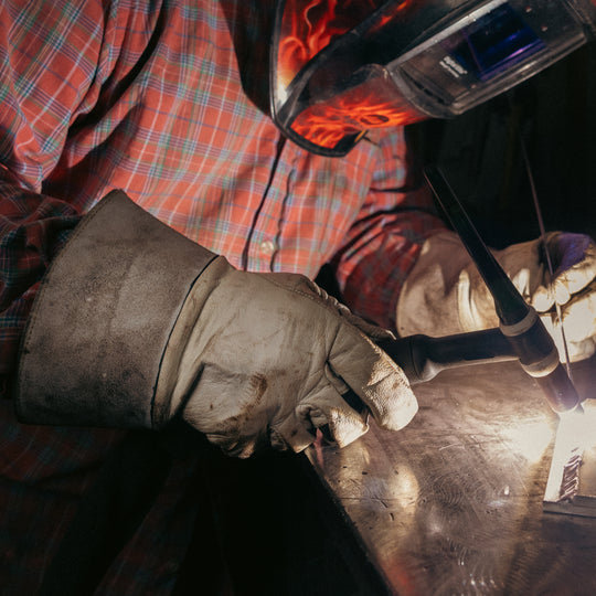 Dime Stacker | TIG Welding Leather Goat Hide Gloves | Bear
