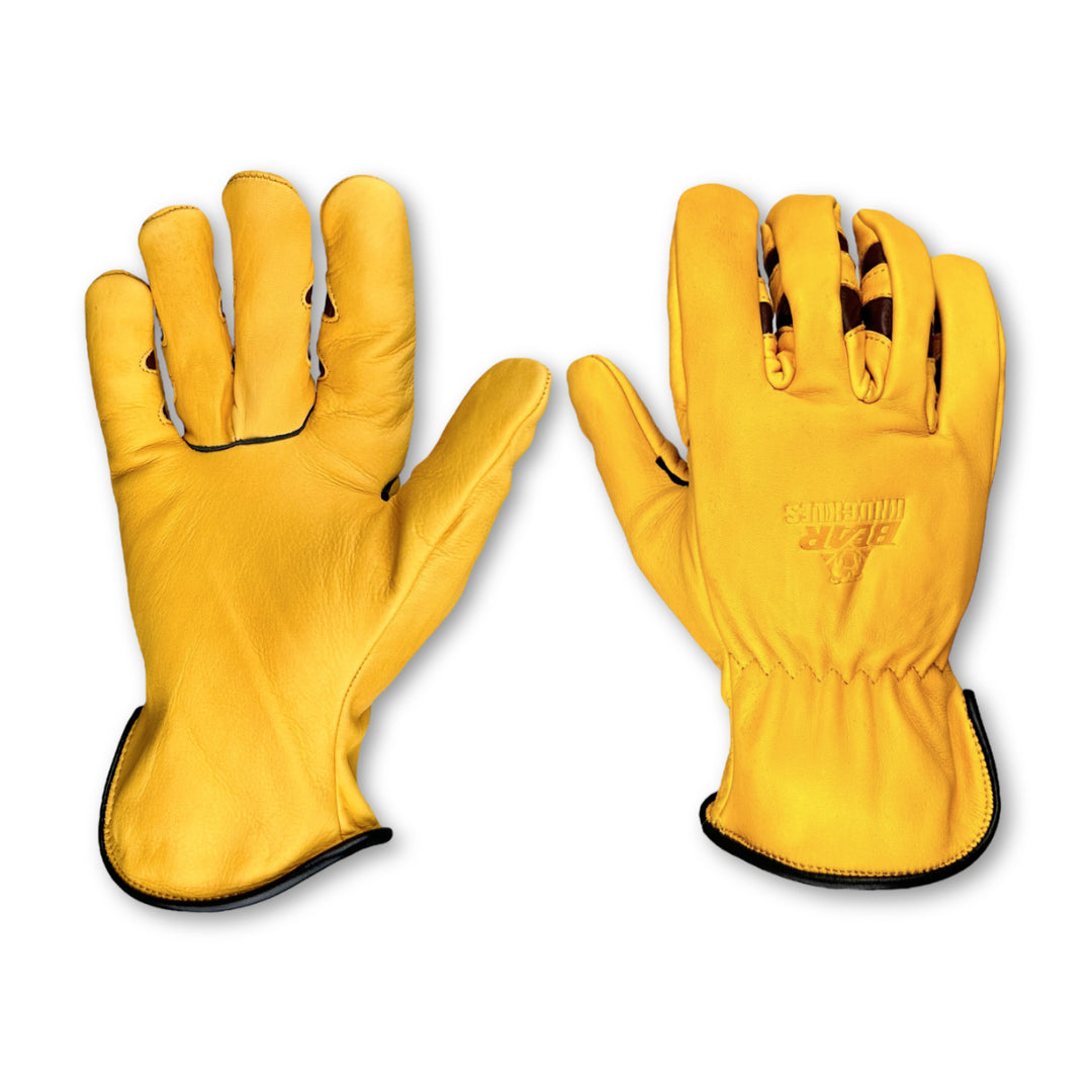 Bodacious | Water Resistant Cowhide Leather Gloves | Bear