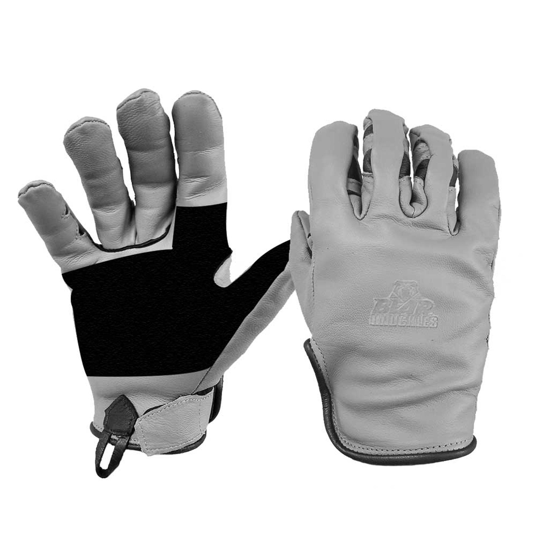 Mechanic Style Leather Goat Hide Work Gloves-Grey – Bear Knuckles
