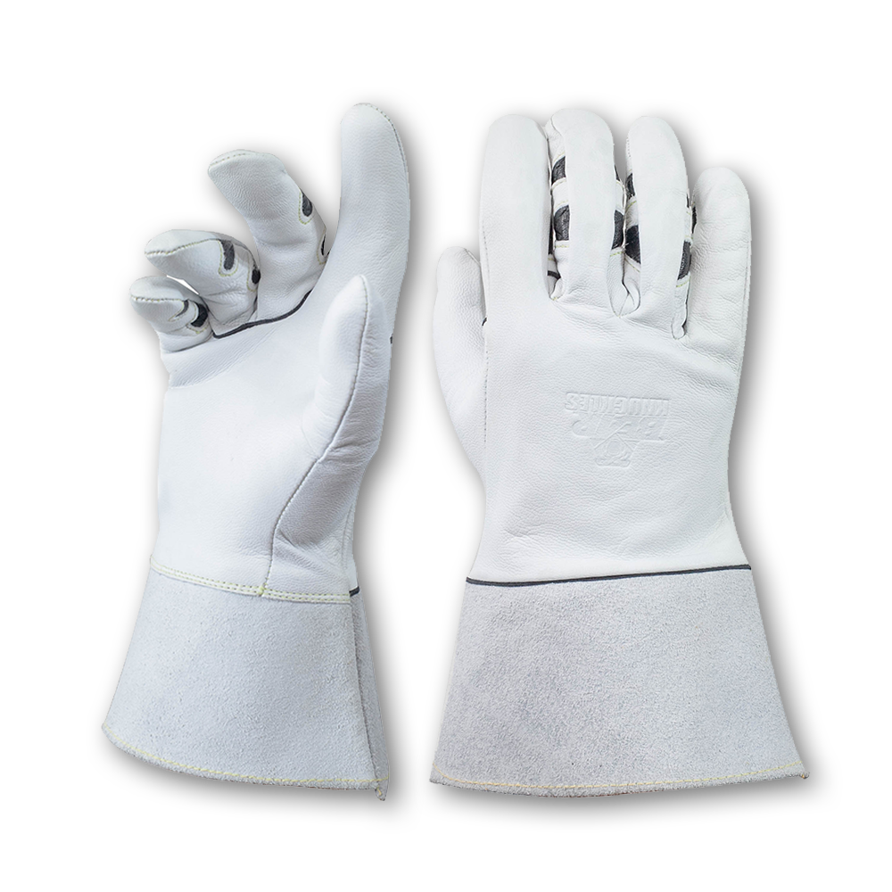 Dime Stacker | TIG Welding Leather Goat Hide Gloves | Bear