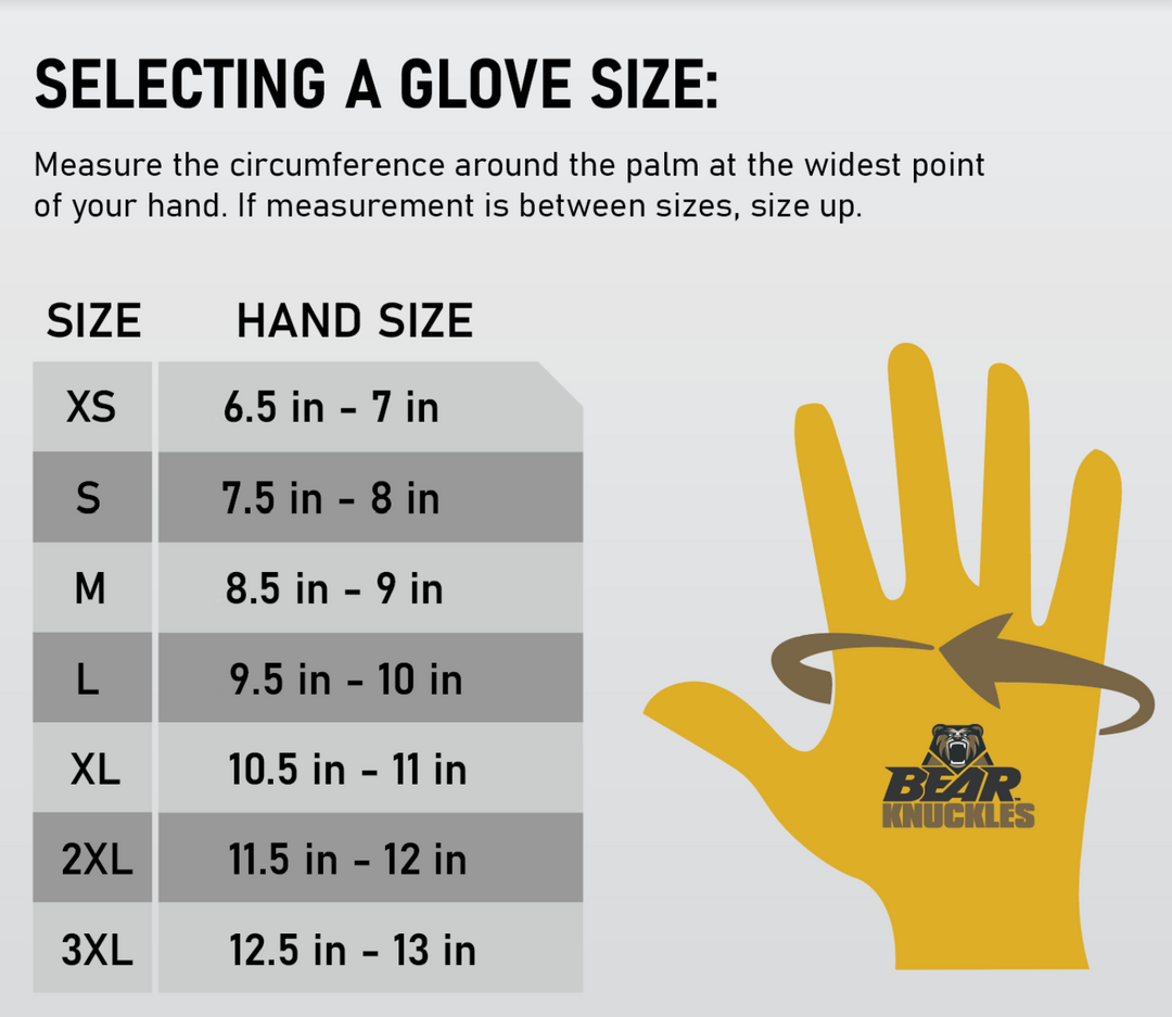 Midnight | Water Resistant Leather Gloves | Bear Knuckles Gloves